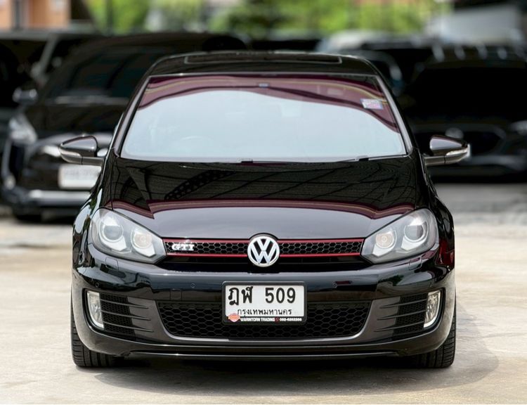 Volkswagen Golf 2010 2.0 GTI Sedan เบนซิน ไม่ติดแก๊ส เกียร์อัตโนมัติ ดำ รูปที่ 2
