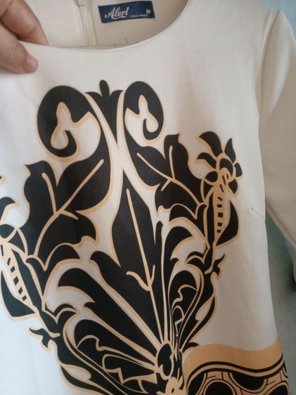 ชุดเดรส..ผ้าเกาหลี...อก38ยาว35..ค่ะความยาวแขน15สีครีมนะคะ รูปที่ 7