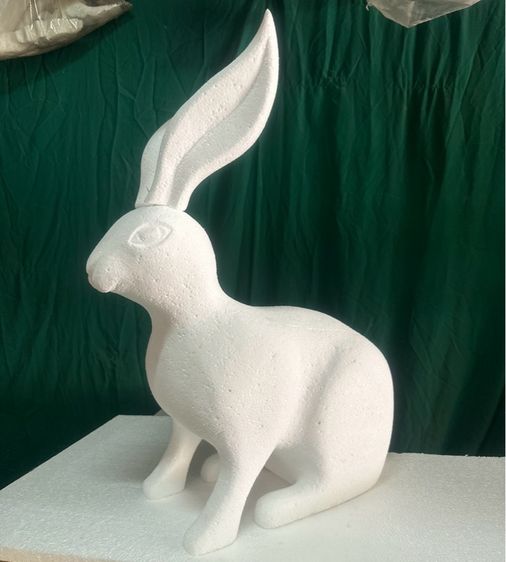 แกะสลักโฟมหงส์กวางช้าง พุ่มกฐินนกยูง รูปที่ 13