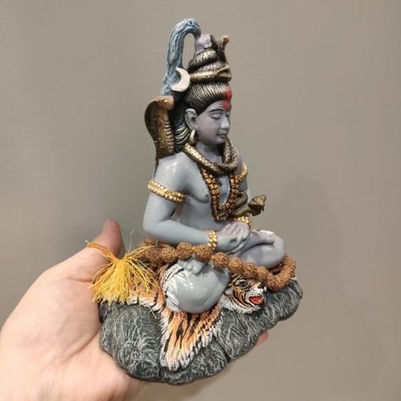 พระศิวะปางนั่งสมาธิ งานอินเดีย รูปที่ 8