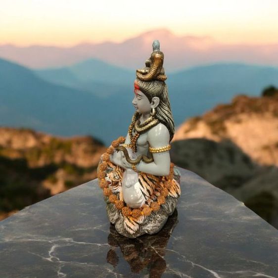 พระศิวะปางนั่งสมาธิ งานอินเดีย รูปที่ 4