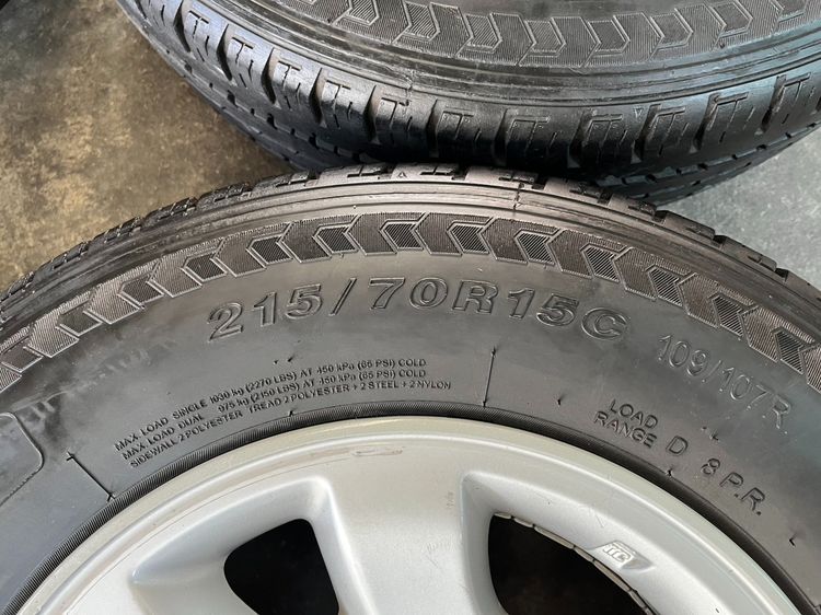 ✨ล้อแม็ก 6รู139✨Toyota Sport Rider D4D ขอบ 15 แถมยาง 215-70-15 Goodride ปี 23 รูปที่ 8