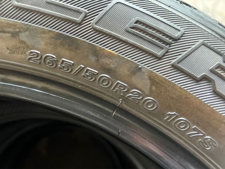 ยาง Bridgestone Dueler HT 265 50 20 เส้น 750 บาท รูปที่ 4