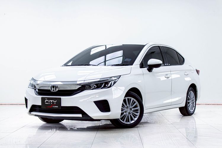 Honda City 2020 1.0 V Sedan เบนซิน ไม่ติดแก๊ส เกียร์อัตโนมัติ ขาว รูปที่ 4