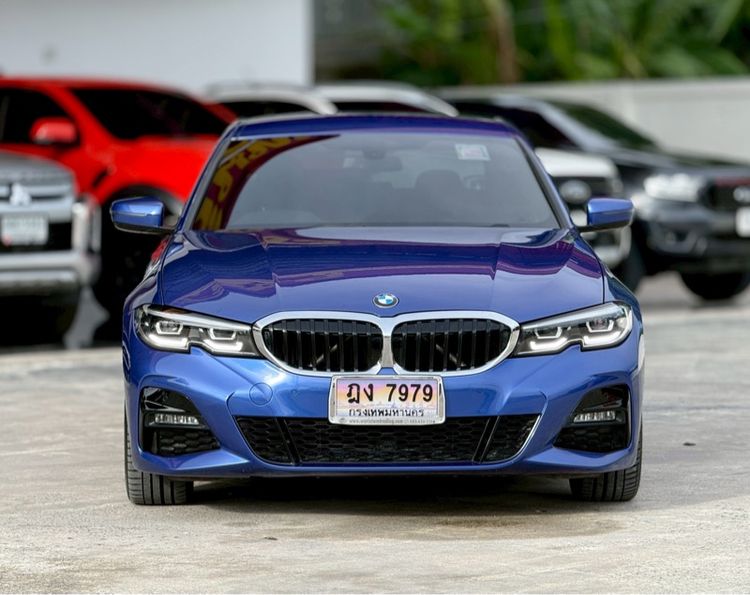 BMW Series 3 2020 320d Sedan ดีเซล ไม่ติดแก๊ส เกียร์อัตโนมัติ น้ำเงิน รูปที่ 2