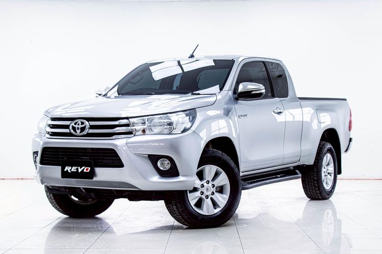 Toyota Hilux Revo 2017 2.4 E Prerunner Pickup ดีเซล ไม่ติดแก๊ส เกียร์อัตโนมัติ เทา รูปที่ 4