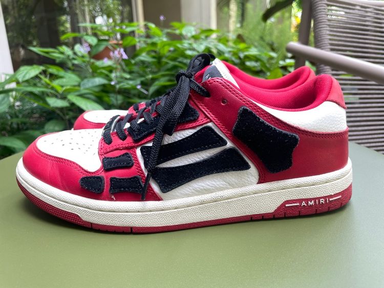 แดง หนังแท้ รองเท้าผ้าใบ UK 7.5 | EU 41 1/3 | US 8 อื่นๆ Amiri sneakers Skel-top