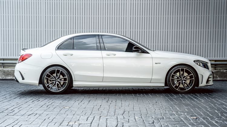 Mercedes-Benz C-Class 2020 C43 Sedan เบนซิน ไม่ติดแก๊ส เกียร์อัตโนมัติ ขาว รูปที่ 4