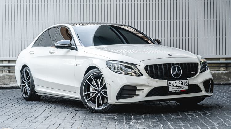 รถ Mercedes-Benz C-Class C43 สี ขาว