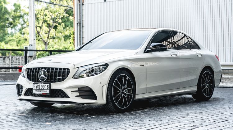Mercedes-Benz C-Class 2020 C43 Sedan เบนซิน ไม่ติดแก๊ส เกียร์อัตโนมัติ ขาว รูปที่ 3
