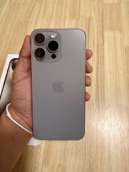 ขาย IPhone 15 Pro Max 512GB TH ศูนย์ไทย สี Natural Titanium  สภาพสวยไร้ริ้วรอย แบตเต็มๆ รูปที่ 3