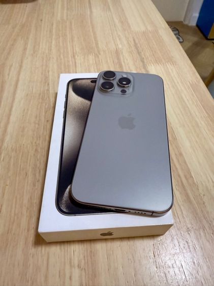 512 GB ขาย IPhone 15 Pro Max 512GB TH ศูนย์ไทย สี Natural Titanium  สภาพสวยไร้ริ้วรอย แบตเต็มๆ