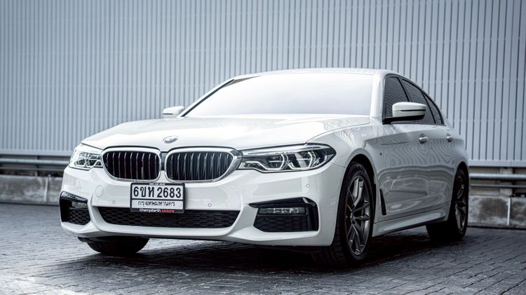 BMW Series 5 2020 520d Sedan ดีเซล ไม่ติดแก๊ส เกียร์อัตโนมัติ ขาว รูปที่ 3
