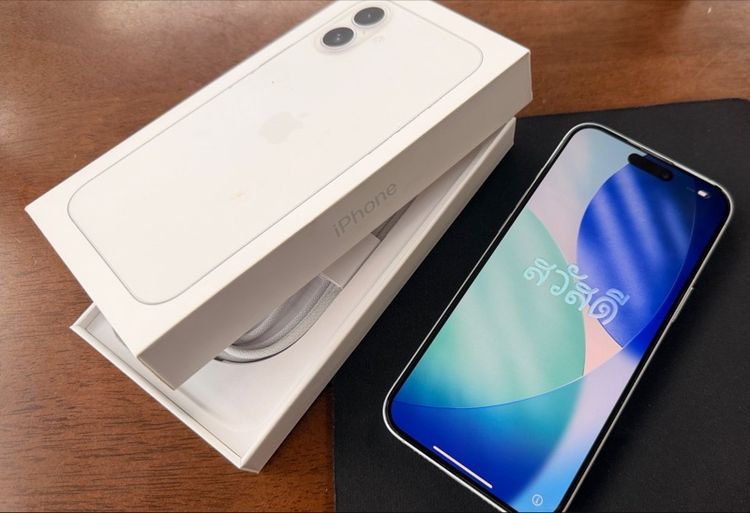 ขาย iPhone 16 Plus 256GB White อุปกรณ์ครบ