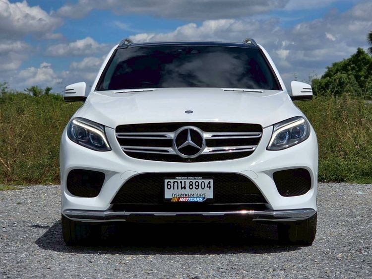 Mercedes-Benz GLE-Class 2017 GLE500 Utility-car ปลั๊กอินไฮบริด (PHEV) ไม่ติดแก๊ส เกียร์อัตโนมัติ ขาว รูปที่ 2
