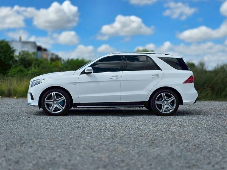Mercedes-Benz GLE-Class 2017 GLE500 Utility-car ปลั๊กอินไฮบริด (PHEV) ไม่ติดแก๊ส เกียร์อัตโนมัติ ขาว รูปที่ 3