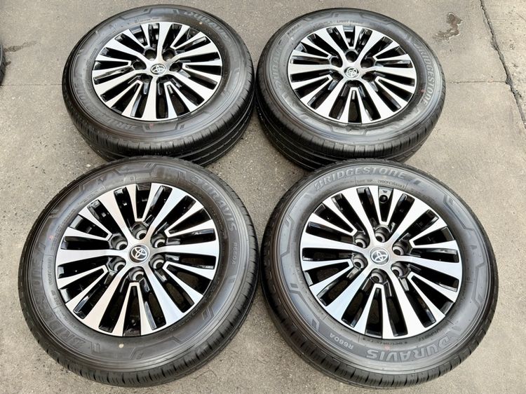 ล้อToyota Majestyขอบ17“6รู130 พร้อมยางเดิมติดรถบริสโตนปี25 รูปที่ 3