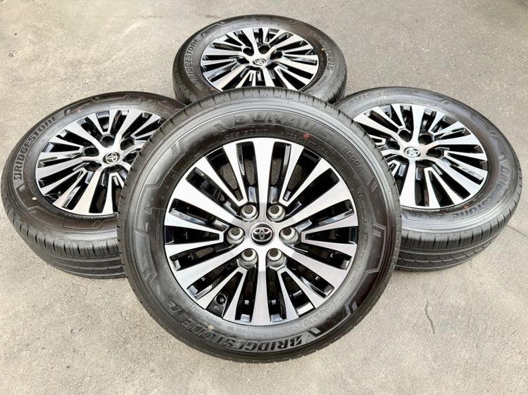 ล้อToyota Majestyขอบ17“6รู130 พร้อมยางเดิมติดรถบริสโตนปี25 รูปที่ 2