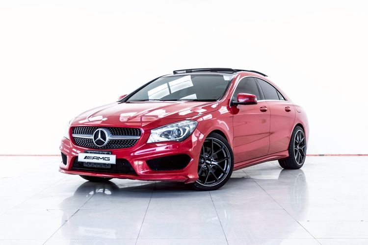 รถ Mercedes-Benz CLA-Class CLA250 AMG สี แดง