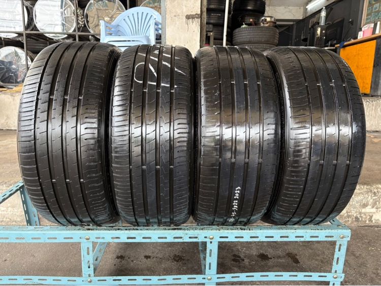 ล้อแม็กมือ1 ขอบ18 ก้านY 5รู114 กว้าง8.5 ออฟ35 สีเทากัน ล้อเบา FLOW FORMING งานSEVENFIFTH งานสวยมาก  พร้อมยางมือ2 FALKEN235-45-18 ปี23 ปีแท้ รูปที่ 5