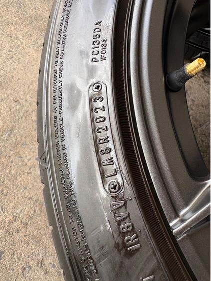 ล้อแม็กมือ1 ขอบ18 ก้านY 5รู114 กว้าง8.5 ออฟ35 สีเทากัน ล้อเบา FLOW FORMING งานSEVENFIFTH งานสวยมาก  พร้อมยางมือ2 FALKEN235-45-18 ปี23 ปีแท้ รูปที่ 10