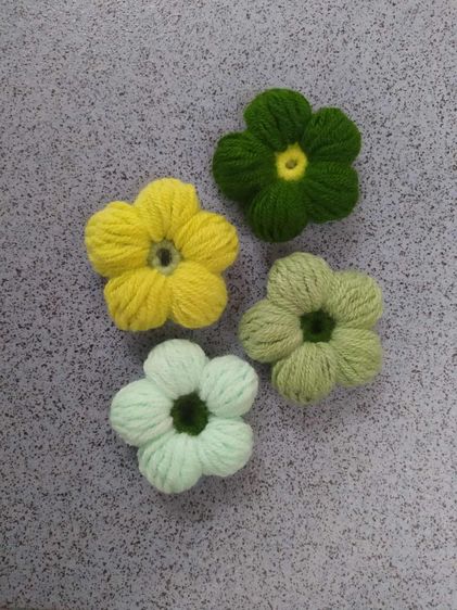 ดอกไม้ไหมพรม รูปที่ 8