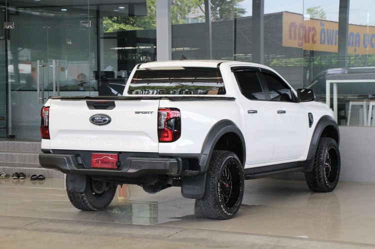 Ford Ranger 2022 2.0 Hi-Rider Sport Pickup ดีเซล ไม่ติดแก๊ส เกียร์อัตโนมัติ ขาว รูปที่ 2