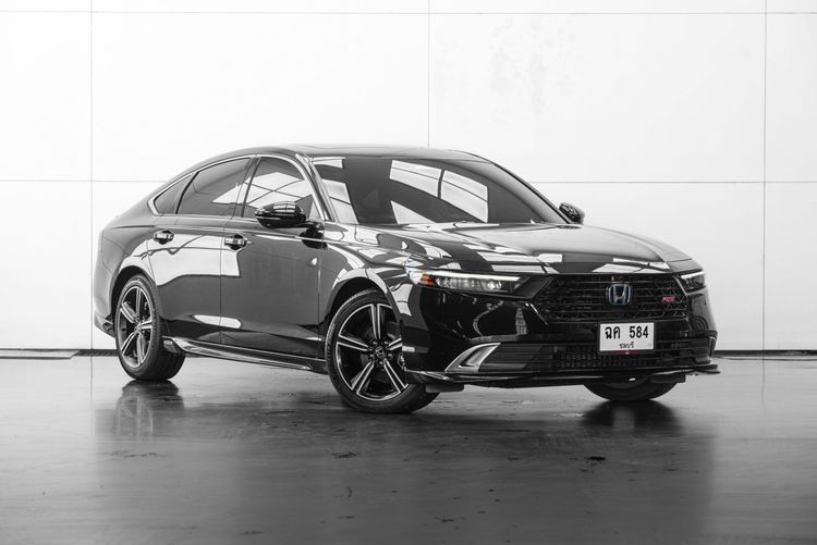 Honda Accord 2025 2.0 e:HEV RS Sedan ไฮบริด ไม่ติดแก๊ส เกียร์อัตโนมัติ ดำ