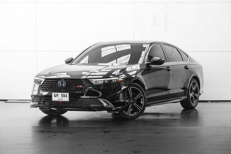 Honda Accord 2025 2.0 e:HEV RS Sedan ไฮบริด ไม่ติดแก๊ส เกียร์อัตโนมัติ ดำ รูปที่ 2