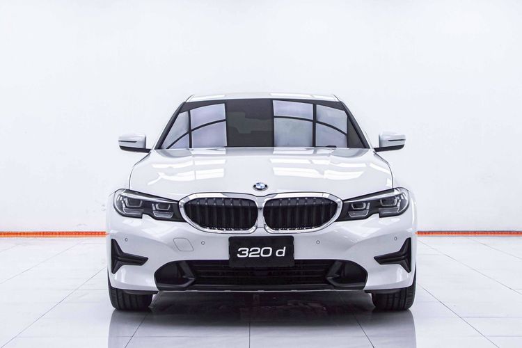 BMW Series 3 2020 320d Sedan ดีเซล ไม่ติดแก๊ส เกียร์อัตโนมัติ ขาว รูปที่ 3