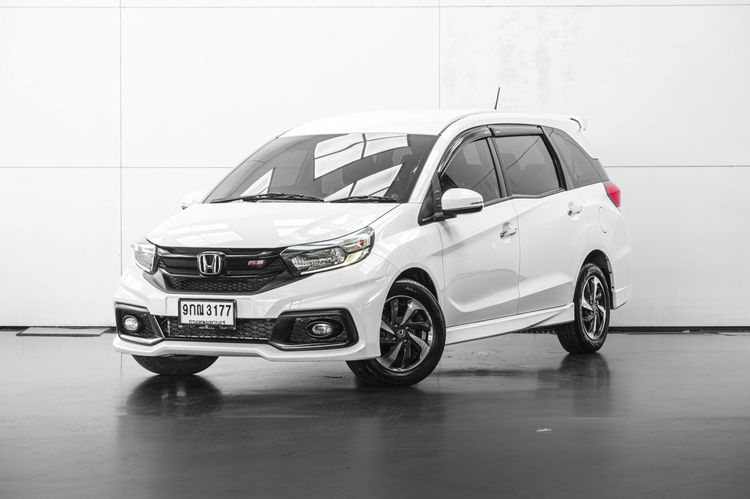 Honda Mobilio 2018 1.5 RS Utility-car เบนซิน ไม่ติดแก๊ส เกียร์อัตโนมัติ ขาว รูปที่ 2