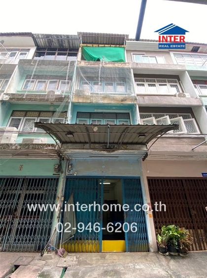 อาคารพาณิชย์ 3.5 ชั้น 11 ตร.ว. อาคารพาณิชย์ ถนนจอมทอง ใกล้เดอะมอลล์ท่าพระ ใกล้BTSวุฒากาศ ถนนจอมทอง เขตจอมทอง กรุงเทพมหานคร