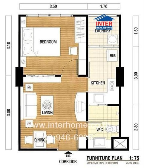 ไม่ใช่ คอนโดมิเนียม 35.65 ตร.ม. ลุมพินีวิลล์ ศูนย์วัฒนธรรม ใกล้โรงเรียน Bangkok Bilingual School ถนนประชาอุทิศ ถนนห้วยขวาง เขตห้วยขวาง กรุงเทพ รูปที่ 2