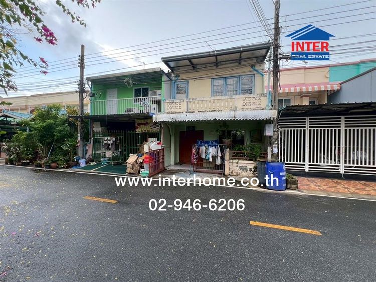 ทาวน์โฮม 2 ชั้น 21.3 ตร.ว. หมู่บ้านเมืองใหม่ แพรกษา ใกล้รถไฟฟ้าสายสีเขียว สถานีแพรกษา ซอยแพรกษา36 ถนนแพรกษา ถนนพุทธรักษา เมืองสมุทรปราการ 