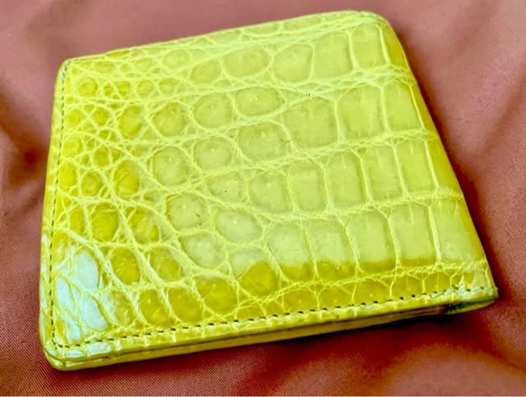 กระเป๋าตังค์จระเข้แท้ทั้งในและนอก สวยส่งฟรี รูปที่ 2