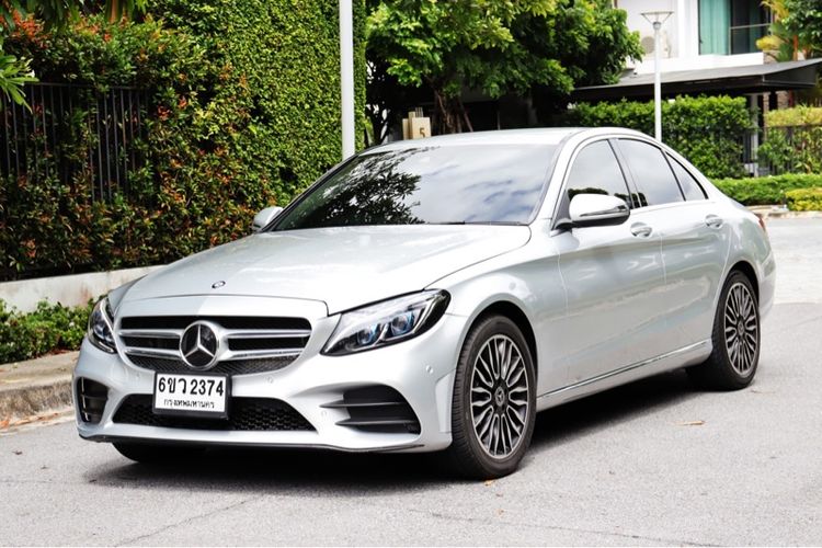 Mercedes-Benz C-Class 2020 Sedan ปลั๊กอินไฮบริด (PHEV) เกียร์อัตโนมัติ บรอนซ์เงิน รูปที่ 3