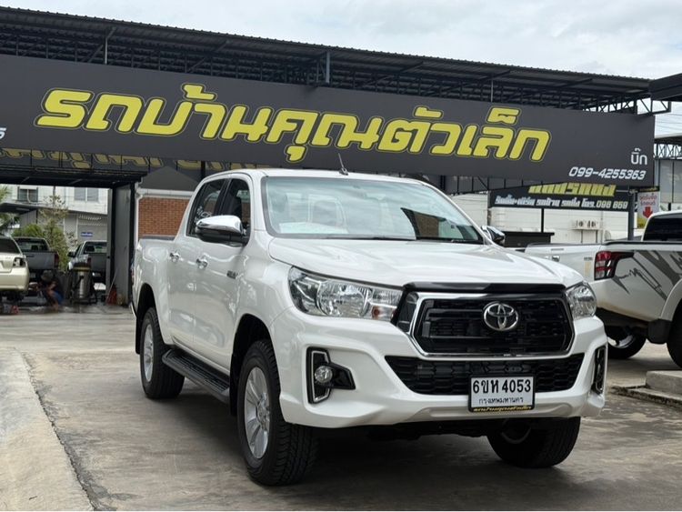 Toyota Hilux Revo 2018 2.4 J Plus Prerunner Pickup ดีเซล ไม่ติดแก๊ส เกียร์ธรรมดา ขาว รูปที่ 3