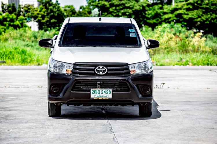 Toyota Hilux Revo 2018 2.4 J Plus Pickup ดีเซล ไม่ติดแก๊ส เกียร์ธรรมดา ขาว รูปที่ 2