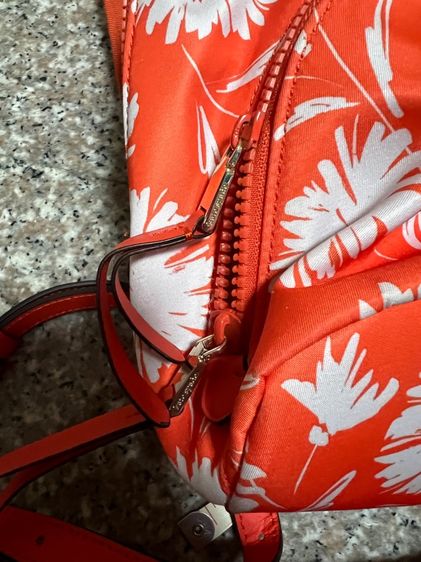 Kate Spade Karissa Nylon Medium Backpack Orange Floral  รูปที่ 3