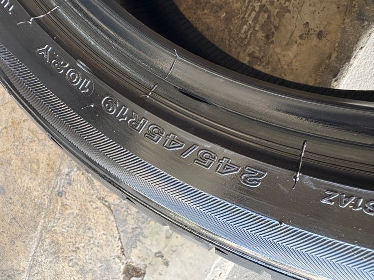ยางBRIDGSTONE245-45-19 หลัง275-40-19 ปี23 ปีแท้  รูปที่ 8
