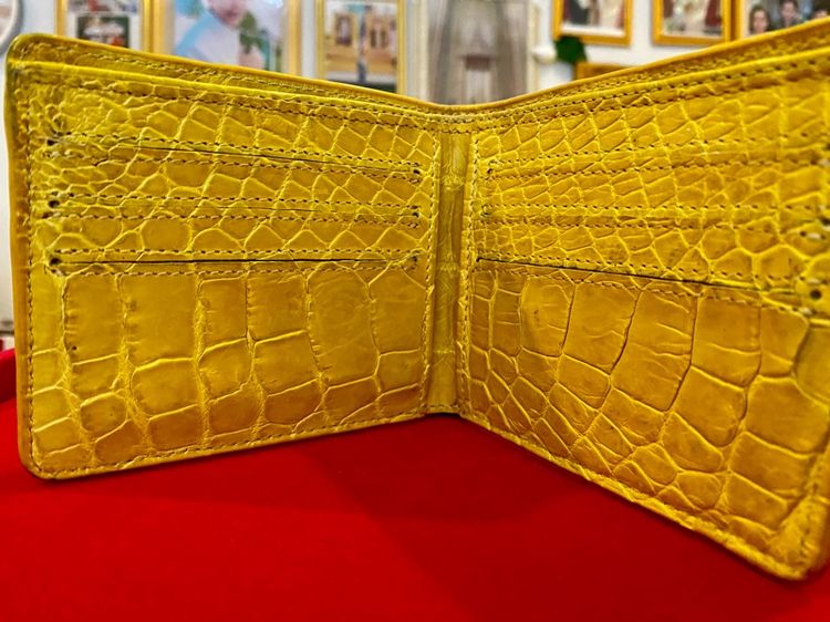 กระเป๋าตังค์จระเข้แท้ทั้งในและนอก สวยส่งฟรี รูปที่ 3