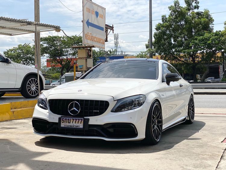 Mercedes-Benz C-Class 2020 C43 Sedan เบนซิน ไม่ติดแก๊ส เกียร์อัตโนมัติ ขาว รูปที่ 3