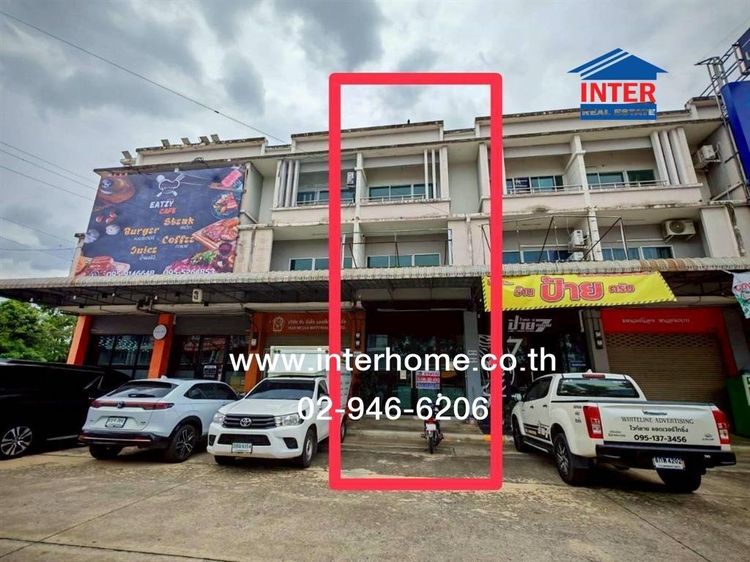 อาคารพาณิชย์ 3.5 ชั้น 26.3 ตร.ว หมู่บ้านศุภลักษณ์ พาณิชย์โฮม5 ถนนลำลูกกา ถนนเลียบวารี ลำลูกกา ปทุมธานี