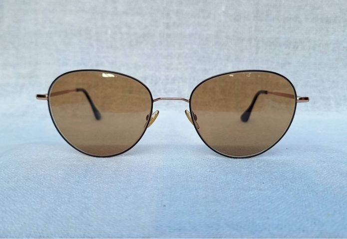 แว่นตาลักซ์ชัวรีแบรนด์อิสระจากออสเตรียที่โดดเด่นที่สุด ANDY WOLF เลนส์กระจกคริสตัลไฮ–คลาสญี่ปุ่น FLYING HORUS สีน้ำตาล–ตอร์ติญ่า...Authentic ANDY WOLF handcrafted in Morez, Jura Mountains, France
 รูปที่ 11