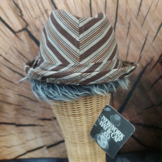 หมวกมาเฟีย US. ไม่ผ่านใช้ป้ายห้อย สวย✨️ รูปที่ 3