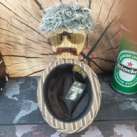 หมวกมาเฟีย US. ไม่ผ่านใช้ป้ายห้อย สวย✨️ รูปที่ 10