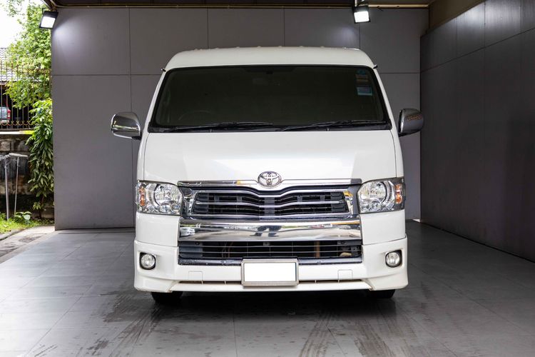 Toyota Ventury 2018 3.0 V Van ดีเซล ไม่ติดแก๊ส เกียร์อัตโนมัติ ขาว รูปที่ 2