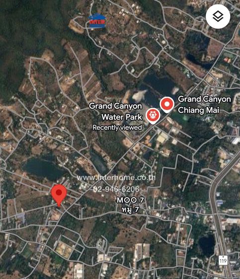 ที่ดินเปล่า 100 ตร.ว. ที่ดิน ใกล้แกรนด์แคนยอนเชียงใหม่ ถนนเลี่ยงเมืองสันป่าตอง-หางดง หางดง เชียงใหม่ รูปที่ 2