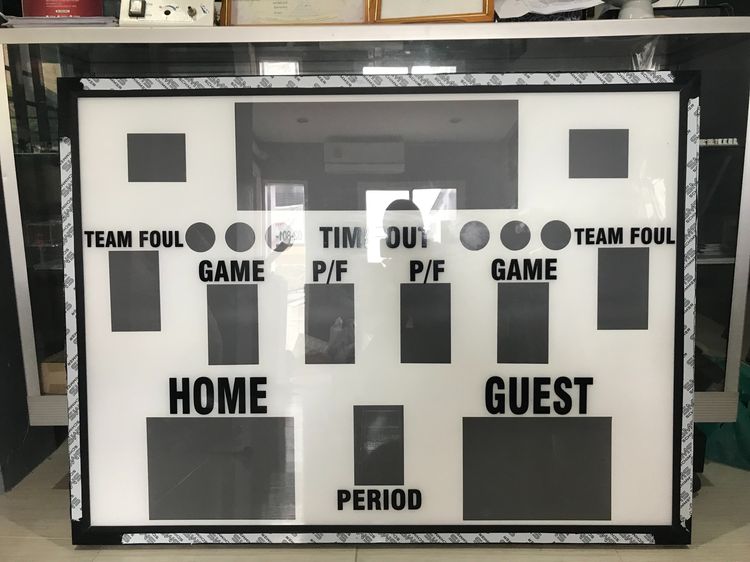  ป้ายสกอร์ดบอร์ด LED รับออกแบบ LED 7-Segment รูปที่ 10