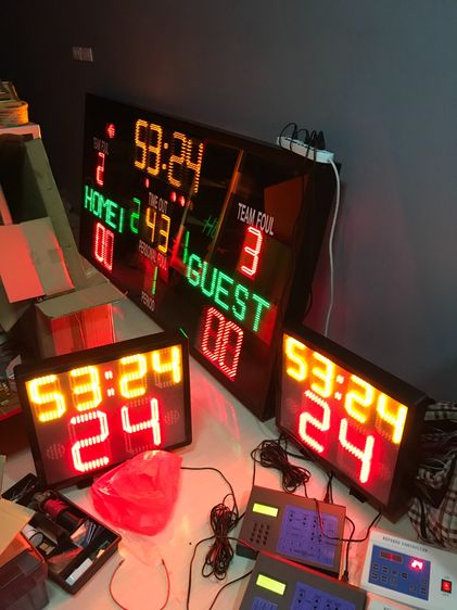  ป้ายสกอร์ดบอร์ด LED รับออกแบบ LED 7-Segment รูปที่ 3